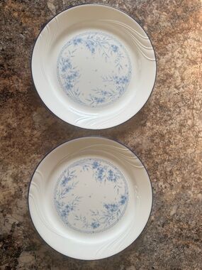 2 Vintage Corelle Dishes in the Celestial Blue pattern